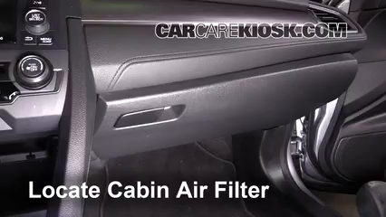 2018 Honda Civic LX 2.0L 4 Cyl. Hatchback Air Filter (Cabin) Check